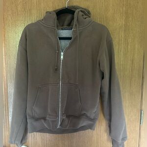 Brandy Melville Brown Christy Hoodie